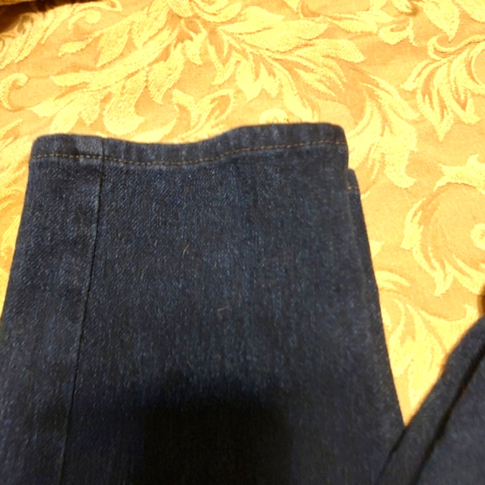 💙 Sensational Dark Blue Denim Jeans Pants - L - Picture 3 of 8